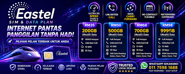 Eastel SIM & Data Dealer – Mason Hong, Johor Bahru