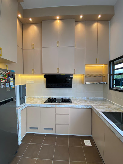elegant modern kitchen, Kuantan, Pahang