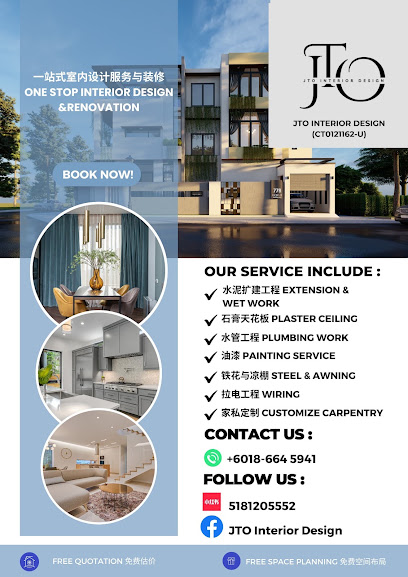 JTO interior design, Pasir Gudang