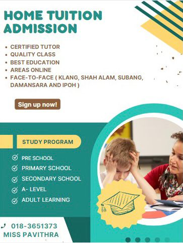 Lesson One Home Tutor, Puchong